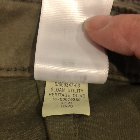 Banana Republic Sloan Utility Pants Heritage Olive - Picture 4 of 5